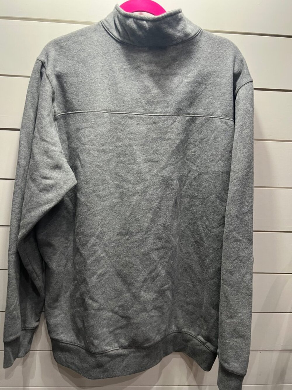 Columbia Men's Gray Quarter Zip Size XL Fleece Pullover